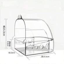 Bird Bath Tub Bathing Box For Myna, Cockatiel, Peony Parrot, Tiger Parrot Supplies - Style A - View 12