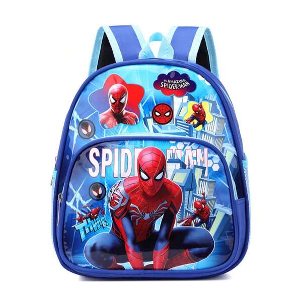 Disney Back To School Season Multiple Spider Hero, Princess, Captain Pattern Printed Backpacks, Hard Waterproof Daily Backpack, Multi-Pocket Breathable Padded Shoulder Strap Backpack, Suitable For Back To School, Travel, Daily Commute, Party Gifts, From Mom's Love