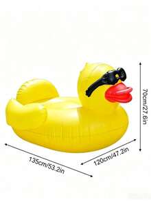 Suitable For Swimming Pool Use. Adult-Sized Inflatable Seat Float, Perfect For Relaxing And Leisure During Vacations, Large White Goose Inflatable Water Float Ride - Upgraded Version - View 9