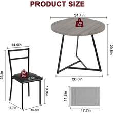 Dining Table & Chair Sets - Black - View 2