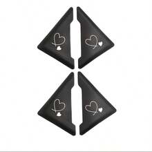 4pcs Heart-Themed Car Door Edge Guards With Self-Adhesive Backing, Anti-Scratch And Anti-Collision Protection For Right Angles, Easy Installation, Suitable For Sedans, Trucks And SUVs - A - View 10