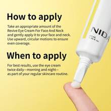 NIDA Revive Multi-Function Face, Neck & Eye Cream, With Probiotics, Retinaldehyde & Peptides, Deep Moisturizing, Improves Skin Texture, Enhances Skin Elasticity, Suitable For All Skin Types, 40ml, 2pcs/1pc - Retinol - View 10