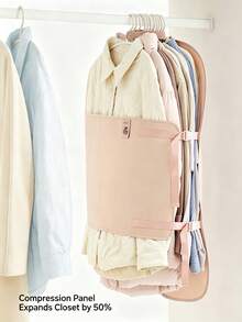 Hanging Clothes Dust-Proof Compression Board, Designed For Down Jackets, Coats And Sweaters, Space-Saving Closet Organizer, Home Essential - Multicolor - View 5