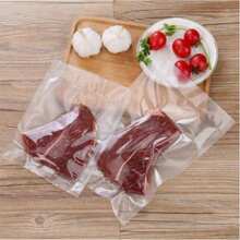 100/500pcs Transparent Textured PE-Nylon Vacuum Seal Bags, Airtight Food Storage Bags, Suitable For Home And Commercial Use, Can Be Used For Meat, Seafood, Grains, Nuts, Fruits - Clear - View 3