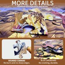 70pcs Round Pet Dog Floor Puzzle - Camel - View 5