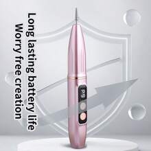 Rechargeable Electric Nail File, Professional Portable Acrylic, Gel Nail And Polishing Nail File, Wireless Design, Perfect Gift For Women, Battery Capacity: 300mAh - Multicolor - View 9