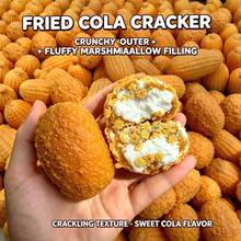 Crispy Cola Cake Squeeze Toy - Handmade Breadcrumb Texture Stress Relief Toy, Adult Office Desk Decor - Multicolor - View 3
