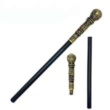 1pc Halloween Cosplay Wizard Staff Prop Egyptian Pharaoh Snake Head Staff Performance Royal Scepter Magician Wand - Black - View 7