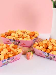 6pcs/12pcs/24pcs Anime Cartoon Theme Party Candy Boxes, Theme Party Gift Boxes, Candy & Cookie Boxes, Party Gift Bags, Party Gift Boxes, Suitable For Birthday Party, Candy And Popcorn Box Decoration, Back To School Season Party, Holiday Essential Party Supplies - Multicolor - View 2