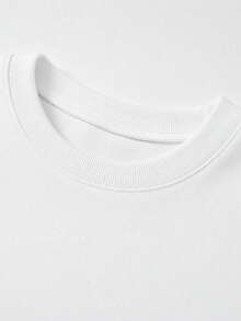Basic Slim Fit Stretch T-Shirt For Women, Autumn Long Sleeve Round Neck Top, Suitable For Casual And Commute Wear - White - View 6