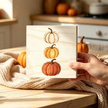 3pcs/1pc Dekorasi Rumah Musim Gugur - Orang-orangan Sawah Persegi PVC Rustic Dekorasi Meja Musim Gugur, Dekorasi Musim Gugur untuk Dekorasi Ruangan, Dekorasi Halloween, Dekorasi Kantor, Dekorasi Thanksgiving, Dekorasi Festival Panen, Hadiah untuk Wanita - Square - View 2