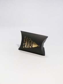 5pcs Festive Christmas And New Year Favor Boxes, Elegant Curved Pillow Packaging With Metallic Gold Lettering, Easy Assembly Small Gift Boxes For Winter Parties, Family Celebrations, Table Decorations And Seasonal Surprise Gifts - 9.2 X 6 X 2.5 cm - View 10