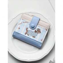 Women Wallet & Check Holder - Blue - View 1