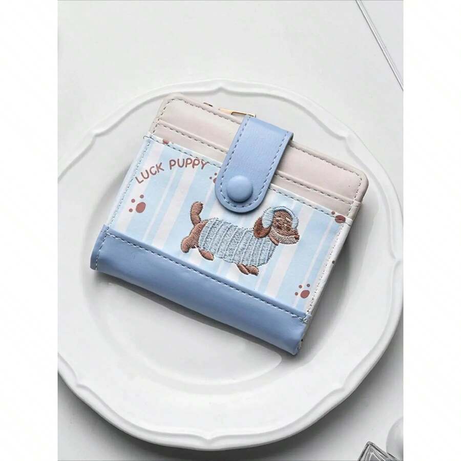 Women Wallet & Check Holder - Blue - View 1