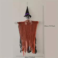 1pc Halloween Three Pieces Hanging Ghost Scene Decor - Multicolor - View 7