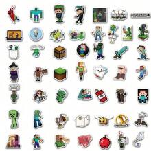 Panini 100pcs Game Character Waterproof Stickers, Classic Cartoon PVC Decals, Cute Graffiti Stickers, Suitable For Daily DIY Projects - Such As Water Bottles, Notebooks, Luggage, Skateboards, Phone Cases, Etc. - Random Styles (100pcs) - View 6
