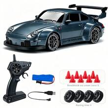 1:24 Scale 4WD RC Drift Car, 2.4GHz Remote Control Car, Drift Car Tires, Rechargeable Battery, High-Speed RC Car Toy, Suitable For Children, Boys And Girls, Beginners, Birthday Gift, Christmas Gift, Children's Gift - Multicolor - View 2