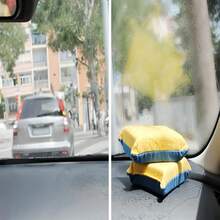 1pc/2pcs Captain Clear Window Miracle - Large Super Absorbent Anti-Fog Sponge, Suitable For Cars, Mirrors, Glass, Etc. - Streak-Free Easy Cleaning, Indoor/Outdoor Universal Cleaning Tool | Optimistic Design | Absorbent Sponge - Multicolor - View 4
