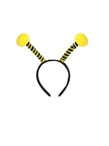 4pcs/Set Cute Bee Costume Set: Bee Dress + Headband + Bee Wings + Striped Socks, Perfect For Carnival, Festivals, Parties And Role Play, Halloween Cosplay - Multicolor - View 3