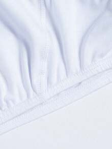 Norcotton Men's Pure Cotton Briefs 5pcs/Pack Pure White Plus Size Loose Fit Underwear - White - View 5