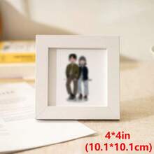 Minimalist Modern Compact Square Design Multi-Color Scratch-Resistant Panel Desktop/Wall-Mounted Frame, Suitable For Living Room, Bedroom, Desk, Photo Wall, Housewarming Gift, All-Season Indoor Decor - Multiple Styles - View 12