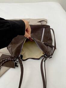 Large Capacity Korean Style Backpack New Crossbody Bag Fashion Versatile Commuter Shoulder Tote Bag - Multicolor - View 4