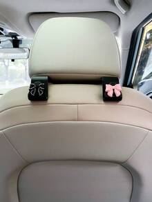 Bowknot Car Hook, Car Interior Storage Hook For Bags, Umbrellas And Other Items, Multifunctional Car Seat Back Hook - A - View 11