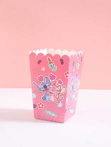 6pcs/12pcs/24pcs Anime Cartoon Theme Party Candy Boxes, Theme Party Gift Boxes, Candy & Cookie Boxes, Party Gift Bags, Party Gift Boxes, Suitable For Birthday Party, Candy And Popcorn Box Decoration, Back To School Season Party, Holiday Essential Party Supplies - Multicolor - View 4