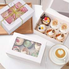 Pastry Packaging Boxes - White - View 8