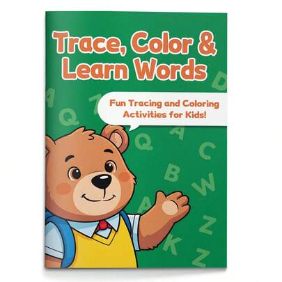 Alphabet Learning Notebooks, Trace Color And Learn Words Activity Pages, Early Reading Match Practice, Writing And Coloring Exercises, Nature Adventure, Ocean Animal, Sweet Treat And Interactive Word Practice Notebooks