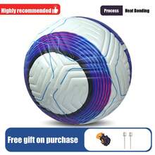 1pc High-Quality Seamless Hot-Attached No.5 Football, High-Quality Reinforced PU For Durability And Wear Resistance. Stable And Precise Flight Trajectory. A Two-In-One Product For Adult Competitions And Training, Meeting Various Field Usage Needs. - Blue - View 2