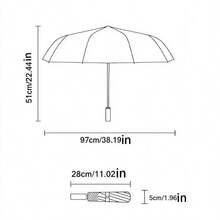 1PC Floral Multi-Color Umbrella, Cute Beautiful Elegant Faux Plant Style, Dual-Use Sun And Rain Portable Windproof Parasol, Decorative Umbrella, Suitable For Weddings, Birthdays, Parties, Outdoor Activities, All Seasons, Can Be Given As A New Year Gift - Multi-color - View 4