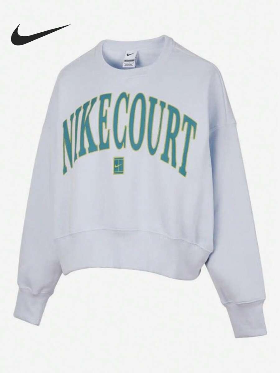 Nike Authentic 2025 Spring New Women's Knitted Warm Loose Sweatshirt HQ0352-085 - HQ0352-085 - View 1