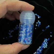 Glass Micro Beads For DIY Nail Art, UV Epoxy Resin Crafts, Candy Color Transparent Glass Caviar Beads Filler - A - View 15