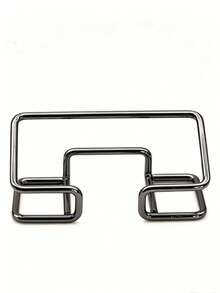 Metal Hollow Desktop Display Stand, Minimalist Iron Square Ornament Base, Stable And Anti-Slip, Light Luxury Multi-Color Options, For Cards, Photo Frames, Commemorative Plaques, Crafts Display, Office Desk Placement, Party Exhibition Tabletop Decoration Display Rack - One Size - View 18