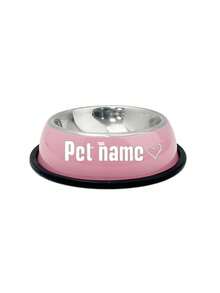 Personalized Stainless Steel Dog Bowl With Non Slip Bottom, Dog Bowl For Small Medium & Large Dogs, Custom Pet Name Dog Feeding Bowl For Food & Water - Multicolor - View 15
