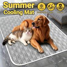 1PC Dog Pee Pad/Pet Bed Mat/Cooling Fabric Pet Cooling Pad/Lightweight Washable/Pet Cage, Pet Bed, Car, Outdoor, Indoor/Outdoor Pet Cooling Mat (Dog Supplies/Dog Accessories/Pet Supplies/Canine Supplies/Happy Puppy/Puppy) - Multicolor - View 13