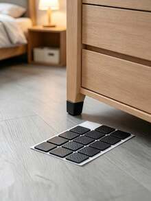 12pcs Non-Slip Furniture Pads, Self-Adhesive Felt Furniture Pads, Trimmable, Anti-Scratch Floor Protection Pads, Suitable For Hardwood Floors, Durable Non-Slip Furniture Pad Rings, Suitable For Appliances, Prevent Damage And Protect Floors - Multicolor - View 3