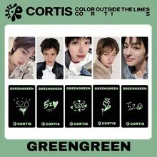 5 بطاقات صور من ألبوم CO RTIS GREENGREEN، بطاقة حظ YZY 2.0 - متعدد الألوان - مشاهدة 3