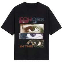 Women T-Shirts - 黑色-1 - 查看 9