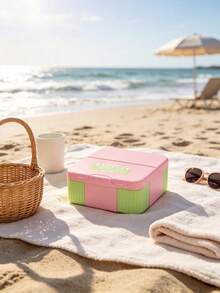 Portable Divided Bento Box With Built-In Utensils, Leak-Proof Microwave Food Container, Reusable Lunch Box For Daily Commute And Work - Multicolor - View 4