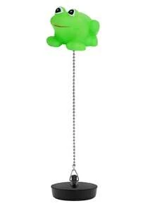 1pc Cute Cartoon Design Bathtub Drain Stopper, Frog And Mermaid Decor Bathtub Plug, With Zipper, Waterproof Bathroom Bathtub Drain Cover Accessory - Multicolor - View 12