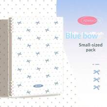 Buku Catatan Lembar Lepas Motif Polkadot dan Pita Ukuran A5/B5 (60 Lembar/120 Halaman) Buku Catatan Gaya Estetik Tinggi untuk Siswi SMP, Perlengkapan Penting untuk Kembali ke Sekolah, Scrapbooking dan Kolase - A5 - View 13