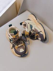 Casual Fashion Baby Sports Shoes Suitable For Daily Wear - Khaki - View 8