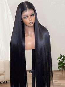 13*4 13*6 200% Density Straight HD Transparent Lace Front Wigs Natural Black Color Brazilian Virgin 5*5 4*4 Wear And Go Pre-Plucked Pre-Cut Lace Frontal Wigs Glueless Human Frontal Hair Wigs Weaves Wigs For Women Blended Hair - Natural & Black - View 38