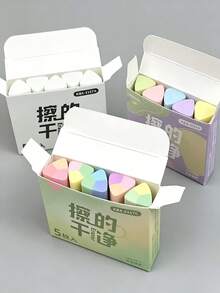 30/10pcs Triangle Eraser Is Scratch Free, Shavings Free, Residue Free, Clean, Scratch Free, Cultural And Creative Stationery - Multicolor - View 2