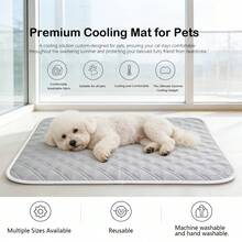 1PC Dog Pee Pad/Pet Bed Mat/Cooling Fabric Pet Cooling Pad/Lightweight Washable/Pet Cage, Pet Bed, Car, Outdoor, Indoor/Outdoor Pet Cooling Mat (Dog Supplies/Dog Accessories/Pet Supplies/Canine Supplies/Happy Puppy/Puppy) - Multicolor - View 9