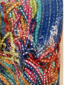 1pc Colorful Striped Sequin Beads Curtain Line - Multicolor - View 11