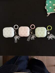 Pink Polka Dot Hollow Star Pods 4 Protective Case, Compatible With Apple Pod 3, Pro Earphone Shell 2nd Gen, Wireless Bluetooth 3rd Gen, 2nd Gen, Pod Pro 4th Gen, 5 Boxes - Green - View 8