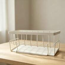 Kitchen Storage Rack, Cleaning & Draining Shelf, Moisture-Proof, No-Drill Installation, Multi-Function Sponge Holder For Faucet, Home Use, Wholesale - Multicolor - View 4